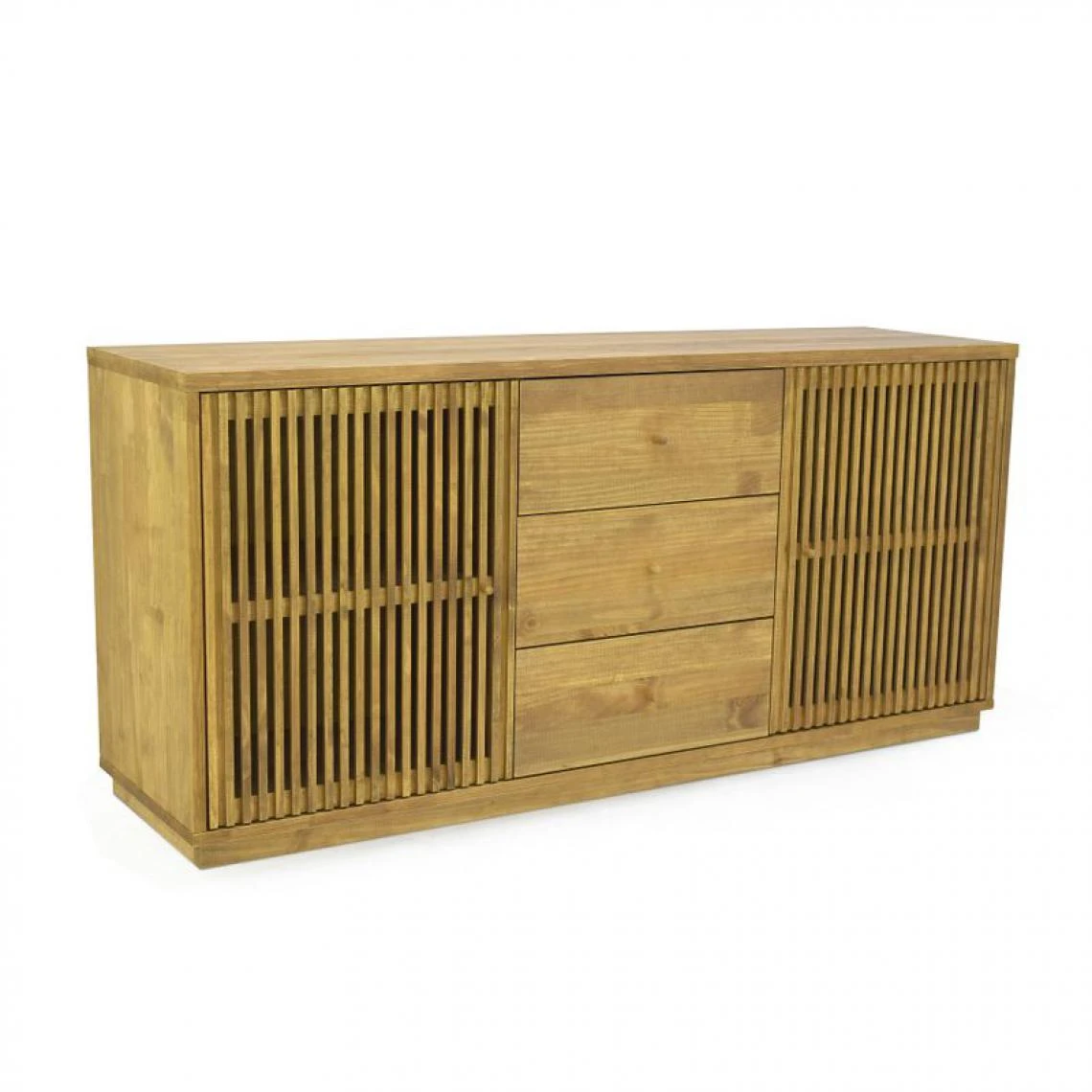 Time Buffet 2 Portes/ 3 Tiroirs EQUATORIA Bois Massif 3 Time Buffet 2 Portes/ 3 Tiroirs EQUATORIA Bois Massif