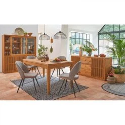 Time Buffet 2 Portes/ 3 Tiroirs EQUATORIA Bois Massif 8 Time Buffet 2 Portes/ 3 Tiroirs EQUATORIA Bois Massif -SoBuy Shop buffet 2 portes 3 tiroirs equatoria bois massif 11105178 29015948 1140x1140