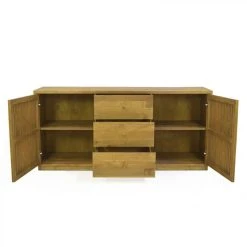 Time Buffet 2 Portes/ 3 Tiroirs EQUATORIA Bois Massif 9 Time Buffet 2 Portes/ 3 Tiroirs EQUATORIA Bois Massif -SoBuy Shop buffet 2 portes 3 tiroirs equatoria bois massif 11105178 29015950 1140x1140