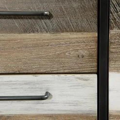 MACABANE Buffet LEANDRE 2 Portes 3 Tiroirs Bois Et Métal -SoBuy Shop buffet 2 portes 3 tiroirs style industriel design 832000 3 1140x1140