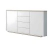 Pegane Buffet 2 Portes + 4 Tiroirs Coloris Blanc / Chêne Cambrian - Longueur... -SoBuy Shop buffet 2 portes 4 tiroirs coloris blanc chene cambrian longueur 183 x profondeur 35 x hauteur 85 cm 11651352 30674458 1140x1140