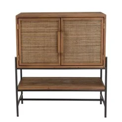 MACABANE Buffet 2 Portes En Bois De Teck Recyclé -SoBuy Shop buffet 2 portes en bois de teck recycle 501543 2 1140x1140