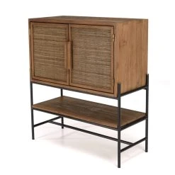 MACABANE Buffet 2 Portes En Bois De Teck Recyclé -SoBuy Shop buffet 2 portes en bois de teck recycle 501543 5 1140x1140