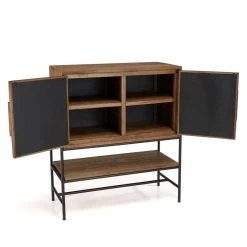 MACABANE Buffet 2 Portes En Bois De Teck Recyclé -SoBuy Shop buffet 2 portes en bois de teck recycle 501543 6 1140x1140