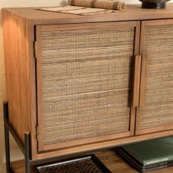MACABANE Buffet 2 Portes En Bois De Teck Recyclé -SoBuy Shop buffet 2 portes en bois de teck recycle 501543 7 1140x1140