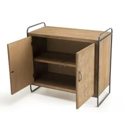 MACABANE Buffet 2 Portes En Sapin Pieds Métal - ELYNA 10 MACABANE Buffet 2 Portes En Sapin Pieds Métal - ELYNA -SoBuy Shop buffet 2 portes en sapin pieds metal elyna design 1235769 3 1140x1140