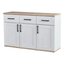 BUT Buffet 3 Portes 3 Tiroirs ROMANCE Imitation Pin/ Imitation Chêne -SoBuy Shop buffet 3 portes 3 tiroirs romance imitation pin imitation chene 9161017 23915275 1140x1140