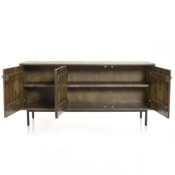MACABANE Buffet 3 Portes Acacia Pieds Métal GINO -SoBuy Shop buffet 3 portes acacia pieds metal gino design 834003 7 1140x1140