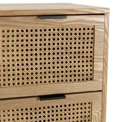 MACABANE Buffet 3 Tiroirs Cannage Naturel Pieds Métal Noir MARCEAU -SoBuy Shop buffet 3 tiroirs cannage naturel pieds metal noir marceau 712302 7 1140x1140