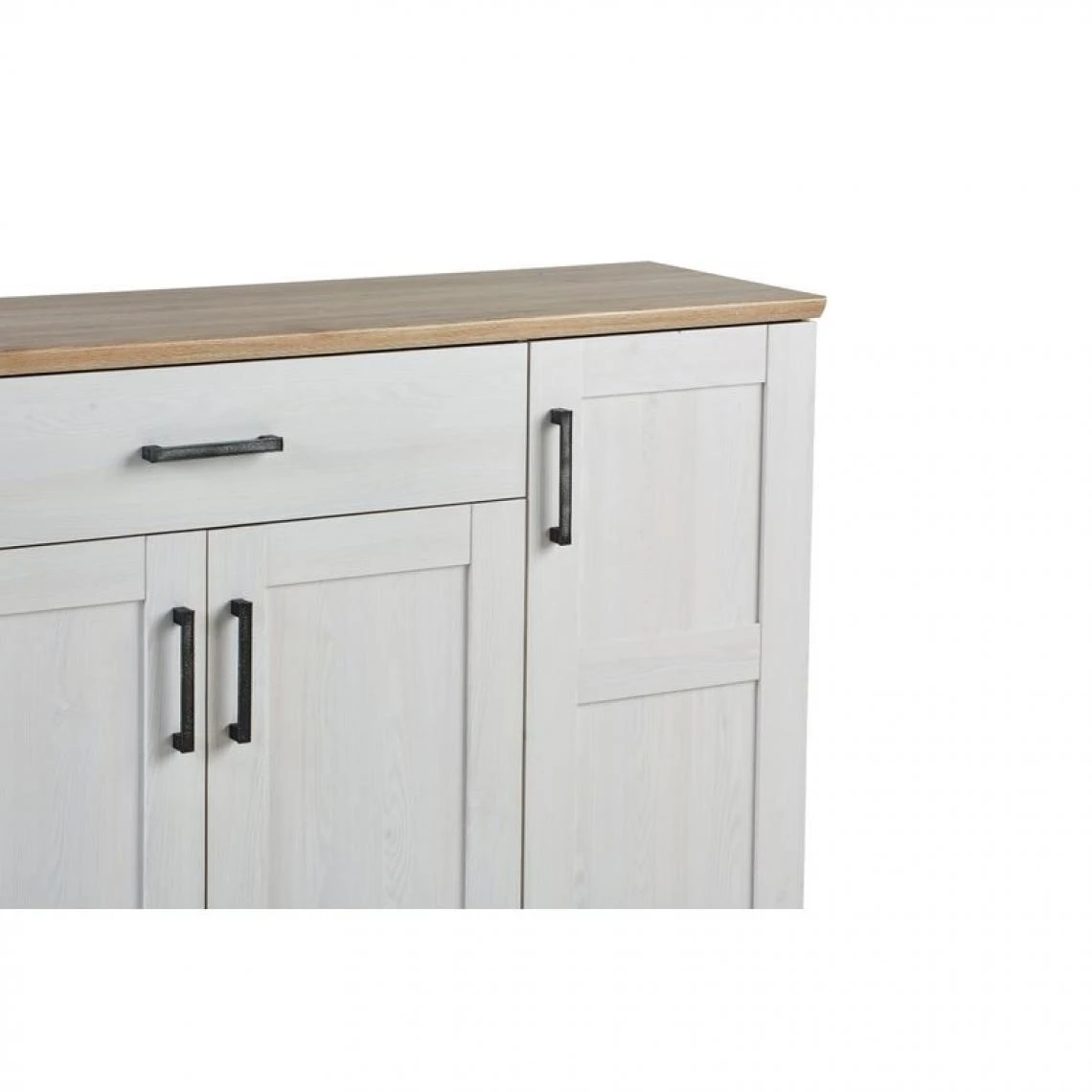 BUT Buffet 4 Portes 1 Tiroir ROMANCE Imitation Pin/ Imitation Chêne 6 BUT Buffet 4 Portes 1 Tiroir ROMANCE Imitation Pin/ Imitation Chêne – Image 4