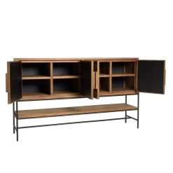 MACABANE Buffet 4 Portes En Bois De Teck Recyclé -SoBuy Shop buffet 4 portes en bois de teck recycle 501544 8 1140x1140