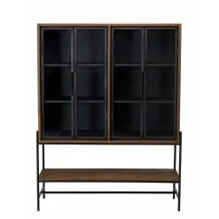 MACABANE Buffet 4 Portes Vitrées 6 étagères 1 Niche -SoBuy Shop buffet 4 portes vitrees 6 etageres 1 niche 501585 2 1140x1140