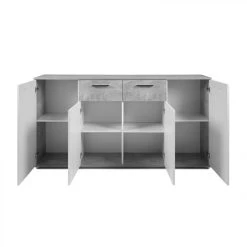BUT Buffet 4 Portes/2 Tiroirs TOLEDO Imitation Béton/ Blanc 9 BUT Buffet 4 Portes/2 Tiroirs TOLEDO Imitation Béton/ Blanc -SoBuy Shop buffet 4 portes2 tiroirs toledo imitation beton blanc 11040586 28841268 1140x1140