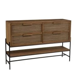 MACABANE Buffet 4 Tiroirs 1 étagère En Bois De Teck Recyclé 11 MACABANE Buffet 4 Tiroirs 1 étagère En Bois De Teck Recyclé -SoBuy Shop buffet 4 tiroirs 1 etagere en bois de teck recycle 501541 1 1140x1140