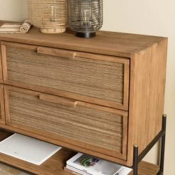 MACABANE Buffet 4 Tiroirs 1 étagère En Bois De Teck Recyclé 14 MACABANE Buffet 4 Tiroirs 1 étagère En Bois De Teck Recyclé -SoBuy Shop buffet 4 tiroirs 1 etagere en bois de teck recycle 501541 5 1140x1140