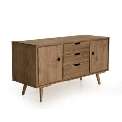 MACABANE Buffet ANDY Scandi Bois 2 Portes 3 Tiroirs Sapin -SoBuy Shop buffet andy scandi bois 2 portes 3 tiroirs sapin 3197564 4 1140x1140 1