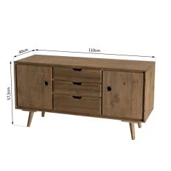 MACABANE Buffet ANDY Scandi Bois 2 Portes 3 Tiroirs Sapin -SoBuy Shop buffet andy scandi bois 2 portes 3 tiroirs sapin 3197564 8 1140x1140 1