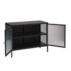 Pegane Buffet Avec 2 Portes En Verre / Acier Coloris Noir - Longueur 100 X Pr... 7 Pegane Buffet Avec 2 Portes En Verre / Acier Coloris Noir - Longueur 100 X Pr... -SoBuy Shop buffet avec 2 portes en verre acier coloris noir longueur 100 x profondeur 40 x hauteur 75 cm 12785062 34369094 1140x1140