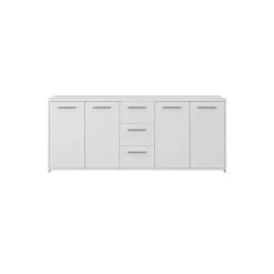 Marque Generique Buffet Bas 4 Portes 3 Tiroirs - Blanc Mat - L 179 X P 42 X H 74,5 Cm -SoBuy Shop buffet bas 4 portes 3 tiroirs blanc mat l 179 x p 42 x h 745 cm 1