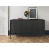 Vente-unique Buffet Avec 3 Portes Et 3 Tiroirs - Noir - LIOUBA -SoBuy Shop buffet bas liouba 12799064 34454882 1140x1140