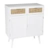 MACABANE Buffet Blanc 2 Portes 2 Tiroirs Cannage Naturel SANDRO -SoBuy Shop buffet blanc 2 portes 2 tiroirs cannage naturel sandro 3425136 6562426 26 1140x1140