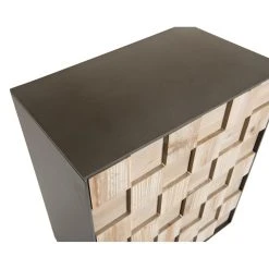 MACABANE Buffet 2 Portes Sapin Et Pieds Métal CARLA -SoBuy Shop buffet clemence 2 portes sayann et pieds metal design 737005 6 1140x1140