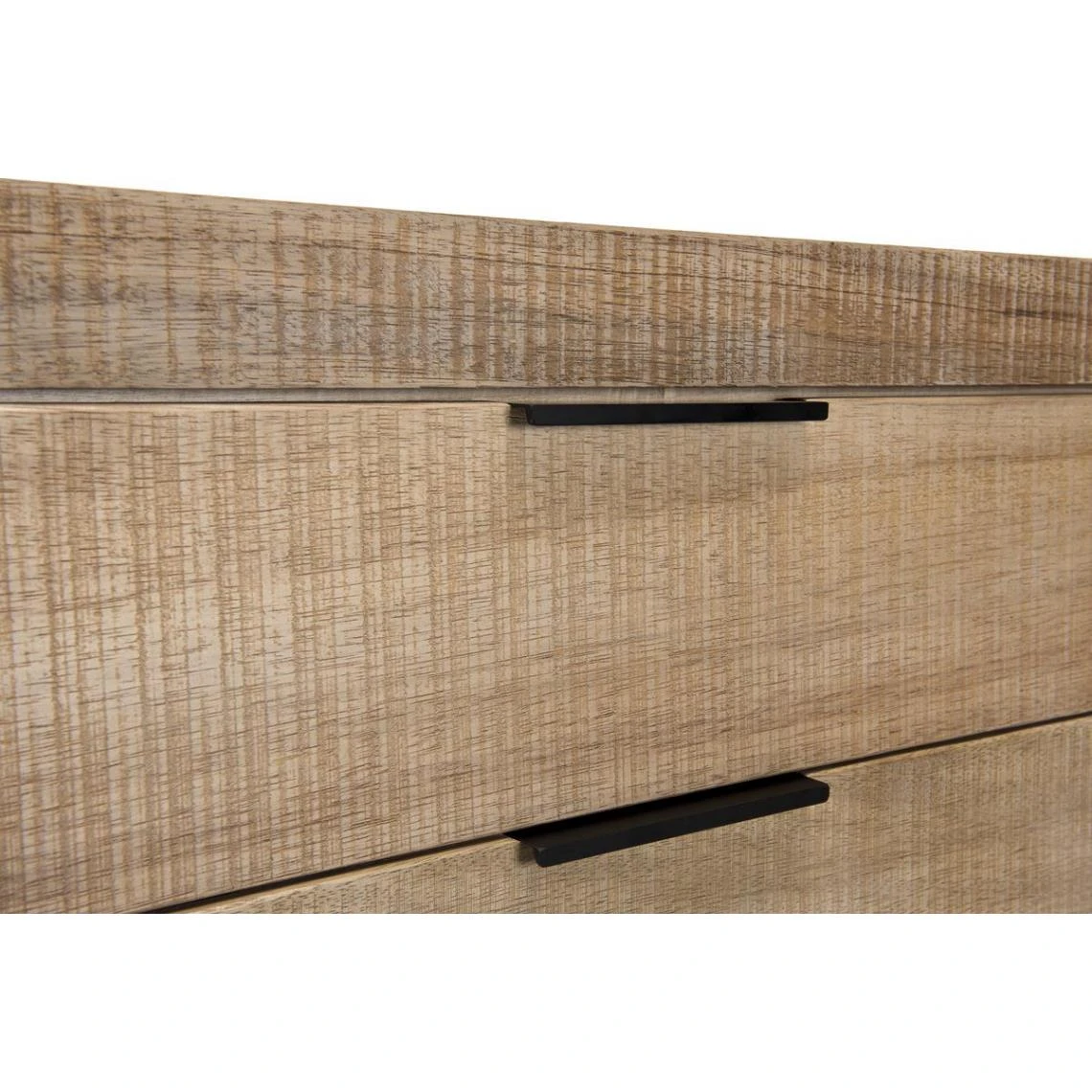 MACABANE Buffet 3 Tiroirs 1 Porte Teck Et Pieds Métal CARLA 8 MACABANE Buffet 3 Tiroirs 1 Porte Teck Et Pieds Métal CARLA – Image 6