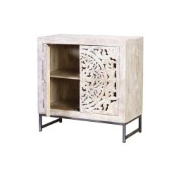 Pegane Buffet Commode En Bois De Manguier / Fer Coloris Blanc Vieilli - Longu... -SoBuy Shop buffet commode en bois de manguier fer coloris blanc vieilli longueur 80 x profondeur 35 x hauteur 81 cm 11911628 31518432 1140x1140