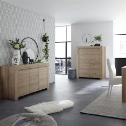 NOUVOMEUBLE Buffet Contemporain 140 Cm Chêne Clair ALANO 9 NOUVOMEUBLE Buffet Contemporain 140 Cm Chêne Clair ALANO -SoBuy Shop buffet contemporain 140 cm chene clair alano 10566876 27460972 1140x1140