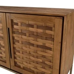 MACABANE Buffet En Bois De Teck Recyclé 3 Portes 17 MACABANE Buffet En Bois De Teck Recyclé 3 Portes -SoBuy Shop buffet en bois de teck recycle 3 portes 501581 6 1140x1140