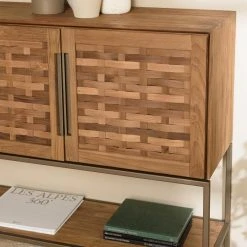 MACABANE Buffet En Bois De Teck Recyclé 3 Portes -SoBuy Shop buffet en bois de teck recycle 3 portes 501583 5 1140x1140