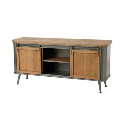 HELLIN BUFFET EN BOIS ET METAL - BILBAO