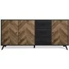 Pegane Buffet En Mélamine Effet Bois à Chevrons Avec Pieds En ABS Noir - Lo... 2 Pegane Buffet En Mélamine Effet Bois à Chevrons Avec Pieds En ABS Noir - Lo... -SoBuy Shop buffet en melamine effet bois a chevrons avec pieds en abs noir longueur 1805 x profondeur 40 x hauteur 81 cm 14074712 39089308 1140x1140