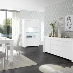 NOUVOMEUBLE Buffet Enfilade 180 Cm Design Blanc Laqué ALANO 9 NOUVOMEUBLE Buffet Enfilade 180 Cm Design Blanc Laqué ALANO -SoBuy Shop buffet enfilade 180 cm design blanc laque alano 10566934 27461186 1140x1140