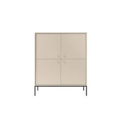Vente-unique Buffet Haut - 4 Portes - Beige - BOGDAN -SoBuy Shop buffet haut bogdan 13497428 36963140 1140x1140