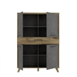 BUT Buffet Haut RICCIANO Imitation Chêne Et Béton -SoBuy Shop buffet haut ricciano imitation chene et beton 11210168 29262094 1140x1140