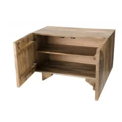 MACABANE Buffet IRENE 2 Portes 1 Étagère COLOMBO Bois Manguier 83 X 45 Cm -SoBuy Shop buffet irene 2 portes 1 tagere colombo bois manguier 83 x 45 cm design 664014 5 1140x1140