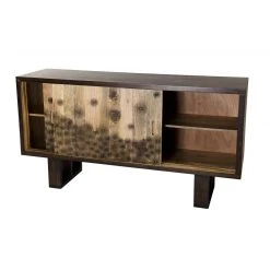 MACABANE Buffet IRENE 2 Portes Coulissantes 1 Étagère JAVA Bois Manguier 160 ... -SoBuy Shop buffet irene 2 portes coulissantes 1 tagere java bois manguier 160 x 45 cm design 664002 6 1140x1140
