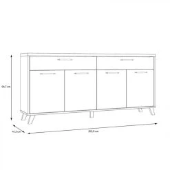 BUT Buffet L.203,9 RICCIANO Imitation Chêne Et Béton 11 BUT Buffet L.203,9 RICCIANO Imitation Chêne Et Béton -SoBuy Shop buffet l2039 ricciano imitation chene et beton 11276748 29444642 1140x1140