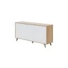 Usinestreet Buffet LAURA 3 Portes Avec 3 étagères L154cm - Blanc / Bois 1 Usinestreet Buffet LAURA 3 Portes Avec 3 étagères L154cm - Blanc / Bois -SoBuy Shop buffet laura 3 portes avec 3 etageres l154cm blanc bois 11569340 30359184 1140x1140