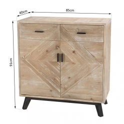 MACABANE Buffet MANDY Scandi 2 Tiroirs 2 Portes -SoBuy Shop buffet mandy scandi 2 tiroirs 2 portes design 3197582 9 1140x1140 1