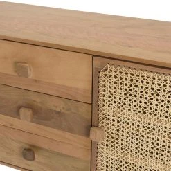 MACABANE Buffet Marron 2 Portes 3 Tiroirs Bois De Jamelonier Et Cannage ISA 14 MACABANE Buffet Marron 2 Portes 3 Tiroirs Bois De Jamelonier Et Cannage ISA -SoBuy Shop buffet marron 2 portes 3 tiroirs bois de jamelonier et cannage isa 3367832 6249608 8 1140x1140