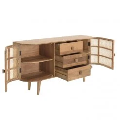 MACABANE Buffet Marron 2 Portes 3 Tiroirs Bois De Jamelonier Et Cannage ISA 15 MACABANE Buffet Marron 2 Portes 3 Tiroirs Bois De Jamelonier Et Cannage ISA -SoBuy Shop buffet marron 2 portes 3 tiroirs bois de jamelonier et cannage isa 3367832 6249610 10 1140x1140