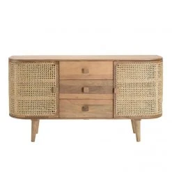 MACABANE Buffet Marron 2 Portes 3 Tiroirs Bois De Jamelonier Et Cannage ISA 19 MACABANE Buffet Marron 2 Portes 3 Tiroirs Bois De Jamelonier Et Cannage ISA -SoBuy Shop buffet marron 2 portes 3 tiroirs bois de jamelonier et cannage isa 3367832 6249618 18 1140x1140