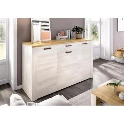 Pegane Buffet Meuble De Rangement 3 Portes Coloris Fines / Milano - Longueur ... -SoBuy Shop buffet meuble de rangement 3 portes coloris fines milano longueur 150 x hauteur 88 x profondeur 40 cm 11710010 30862738 1140x1140