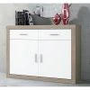 Pegane Buffet, Meuble De Rangement Coloris Chêne Cambrian, Blanc - Longueur... -SoBuy Shop buffet meuble de rangement coloris chene cambrian blanc longueur 120 x profondeur 414 x hauteur 902 cm 13726098 37875248 1140x1140