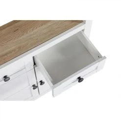 Zandiara Buffet Mi-hauteur BOCAGE Blanc -SoBuy Shop buffet mi hauteur 2p 2t bocage 72 416 h8 11027836 28804482 1140x1140