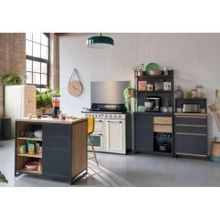 Time Buffet Mi-hauteur BOSTON Noir Chêne -SoBuy Shop buffet mi hauteur boston jx 18k360 12023394 31844788 1140x1140