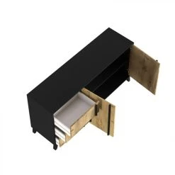 BUT Buffet OTAWA Imitation Chêne Et Noir -SoBuy Shop buffet otawa imitation chene et noir 9634384 24995986 1140x1140