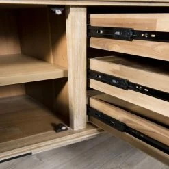 MACABANE Buffet PALOMA 3 Tiroirs 2 Portes Bois Et Métal -SoBuy Shop buffet paloma 3 tiroirs 2 portes bois et metal design 3197680 6 1140x1140